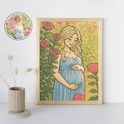 Ilustración Coreana Digital Personalizada